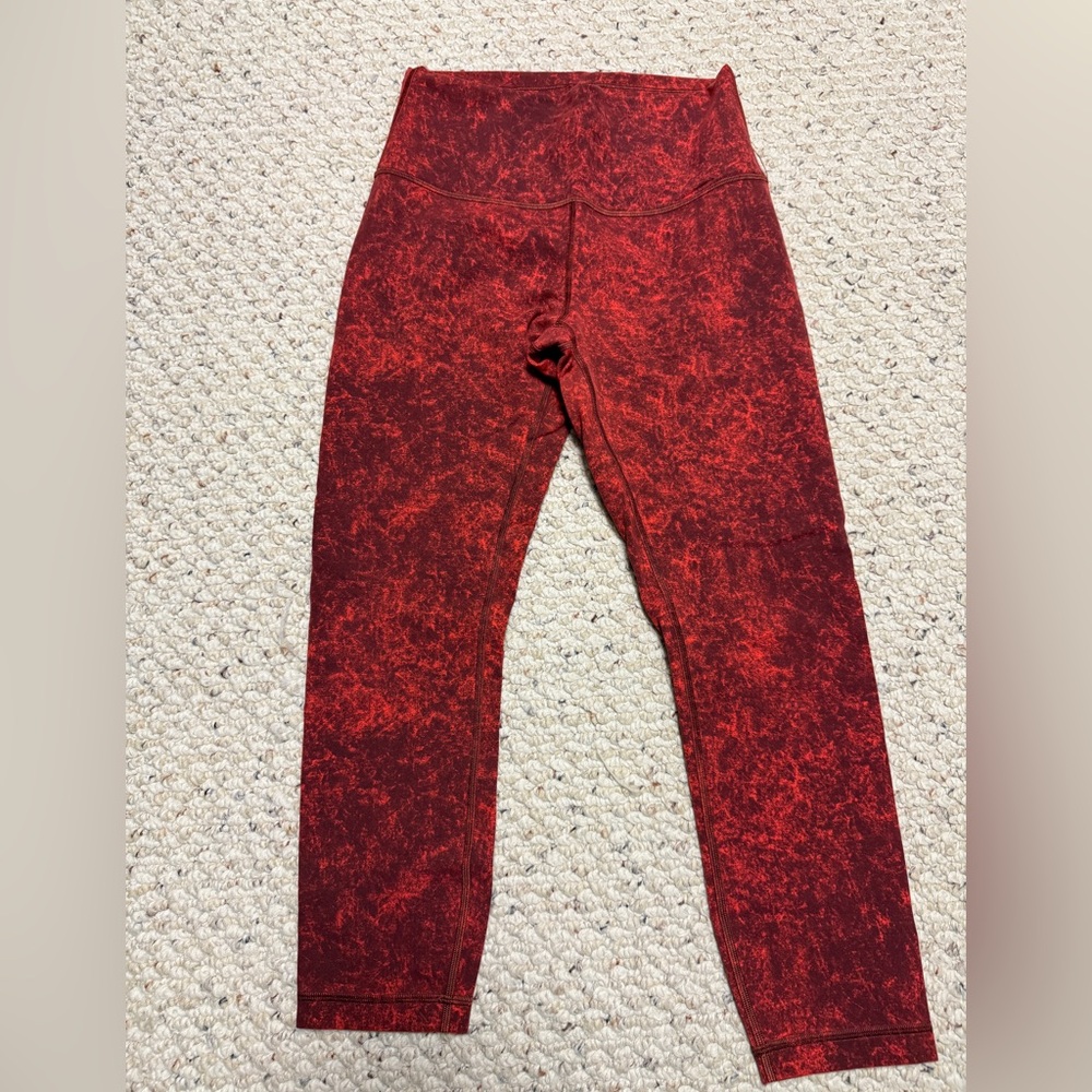 lululemon athletica Red Leggings